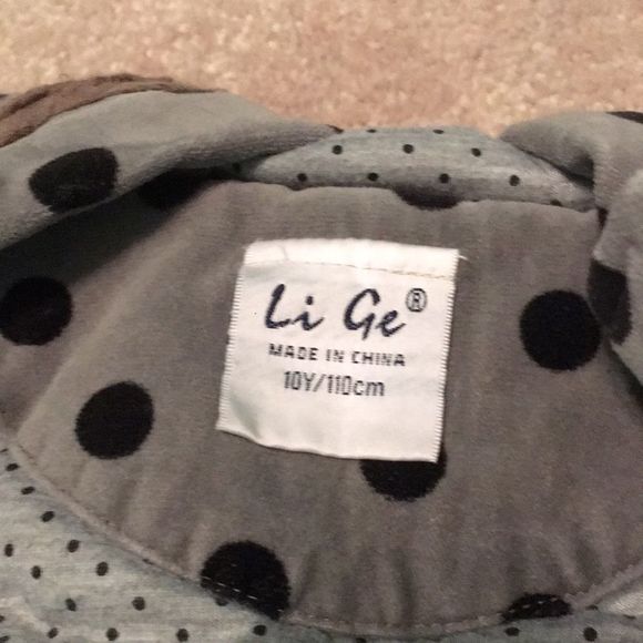 Girls Vest Jacket with Hood Toddler Fall/Spring 3T - Picture 10 of 11